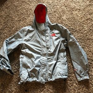 North face shell rain coat jacket